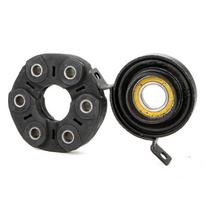 1 komplektas kardaninio veleno centrinio kronšteino atraminio guolio lankstaus jungties disko rinkinys, skirtas BMW E53 X5 3.0i 4.4i 4.6is 4.8is 26121229726 26111229360 juoda