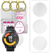 3x apgo Hydrogel Screen Protector for Xiaomi Watch Color 2, Hydrogel Film, with positioning layer easy installation