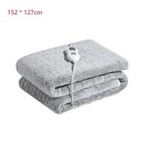 High Quality Quick Heating Blanket Winter Thermostat Heater Us Plug Thicken Flannel Electric Blanket 6 -Gear Temperature Control EU plug white