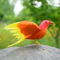Feathered Christmas Bird Decoration Ornament Garden Bonsai Tree Decor Assorted 7 Styles PICK e