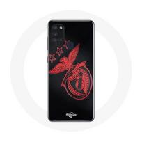 Case - Maniacase - Samsung Galaxy A21S - Black - Soft - Benfica Pattern juoda