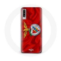 Coque Samsung Galaxy A70 slb benfica fond rouge raudona