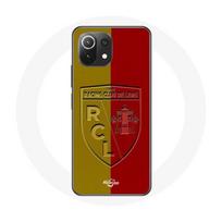 Coque Xiaomi Mi 11 Lite rcl lens Logo fond jaune et rouge geltona