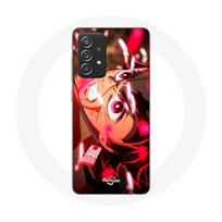Case - Maniacase - Samsung Galaxy A52 - Tanjiro Demon Slayer - Silicone - Soft juoda