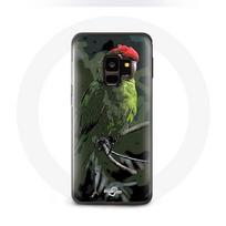 Coque pour Samsung Galaxy S9 Pionus Perroquet Rouge Vert