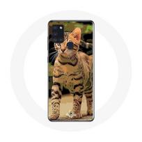 Coque - Samsung - Galaxy A21S - Souple - Protection - Bengal Race de chats dessin Animé
