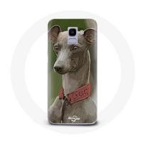 Coque pour Samsung Galaxy A6 2018 Lévrier greyhound Gris