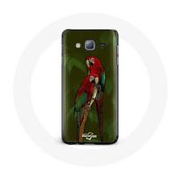 Coque pour Samsung Galaxy J7 Pionus Perroquet Rouge