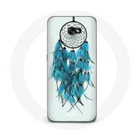 Coque pour samsung galaxy A5 2016 Attrape Rêve Bleu Fond Blanc