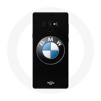 Coque pour Samsung Galaxy Note 9 BMW Logo fond noir
