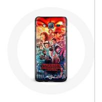Coque pour Samsung Galaxy J7 Stranger Things Teaser Saison 4 Affiche Personnages Art