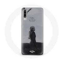 Coque pour Samsung Galaxy A70 Game of Thrones Saison 8 Daenerys Targaryen feu et sang Le Trône de Fe