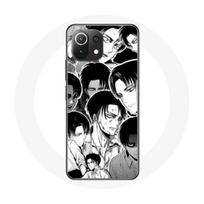 Coque pour Xiaomi Mi 11 Lite Attaque des Titans Manga Levi Ackerman