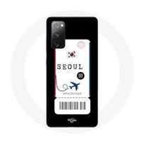 Coque pour Samsung Galaxy S20 FE Billet d'avion Seoul Corée du Sud