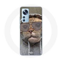Coque pour Xiaomi Mi 12 / 12X Chat avec une capuche photo drole Animaux