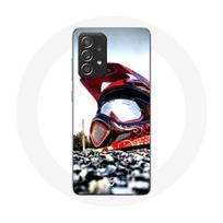 Coque pour Samsung Galaxy A33 5G Casque MotoCross