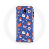 Coque pour Samsung Galaxy J7 2017 BTS Bangtan Sonyeondan BT21 Noël 2023