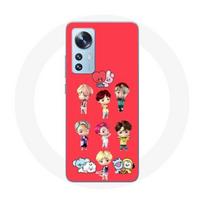 Coque pour Xiaomi Mi 12 / 12X BTS TinyTAN Animation BT21 Affiche