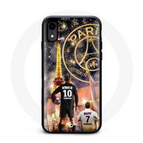Dėklas, skirtas Iphone XR PSG Neymar ir Mbappé Linksmų Kalėdų