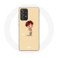 Coque pour Samsung Galaxy A52 BTS TinyTAN Animation Suga juoda