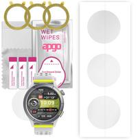 3x apgo hidrogelinė ekrano apsauga, skirta Amazfit Cheetah, hidrogelio plėvelė, su pozicionavimo sluoksniu, kurį lengva montuoti