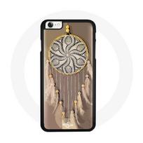 Case for Iphone 5/5S- SE Dream catcher beige yellow black softness tenderness heart protection Indian p