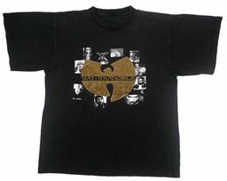 „Wu Tang Clan“ senoviniai repo marškinėliai „Wu Invincible Only“ sukurti kubietiškai „Linx Ii“ unisex marškinėliai S