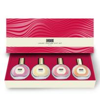 Engage Luxury kvepalų dovanų rinkinys moterims, kelioninio dydžio, asorti rinkinys, ideali gimtadienio dovana, 100 ml (25 ml x 4)