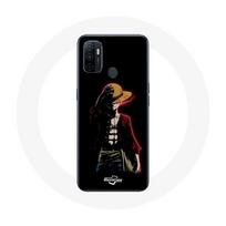 Coque pour Oppo A53 One Piece Manga Anime Luffy Fond Noir - Maniacase juoda