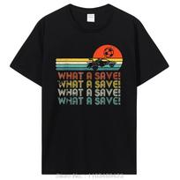 What A Save Vintage Retro Rocket Soccer Car League T-Shirt Unisex Cotton Tshirt Funny Clothing Oversized Graphic T Shirt L
