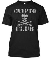 Jolly Roger Crypto Club Cryptocurrency Unisex T-Shirt S gray