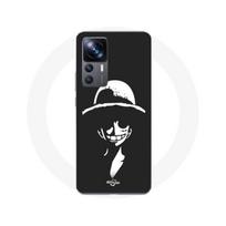 Coque Xiaomi 12T Pro Monkey D. Luffy black and white balta