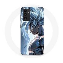 Case - Maniacase - Samsung Galaxy A54 5G - Songoku Ultra Instinct - Flexible - Blue juoda
