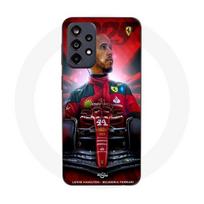 Maniacase case for Samsung Galaxy A52s 5g Lewis Hamilton Ferrari official juoda