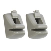 2x Grey Car Sun Visor Retainer Clip For Ford Focus 2000-2004 2.3L YS4Z5404132AAA raudona