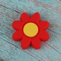 Flower Shape Shock Absorbers Vibration Dampers for Tennis Rackets Red