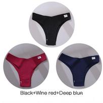 3Pcs/Set  S-XL Womens Cotton Underwear Ladies Brazilian Hipster Cheeky  Sexy V-Waist Bikini Panties S gray