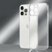 0.3mm Ultra Thin Silicone Case For iPhone 15 14 13 12 Mini 11 Pro XS Max X XR SE 7 8 Plus Matte Transparent Soft Back Cover Slim For iPhone 13 white