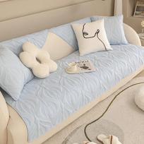 Cream Style Anti Slip Sofa Mat Modern Minimalist All-season Universal Sofa Mat Multiple Living Room Sofa Mats 70x70cm