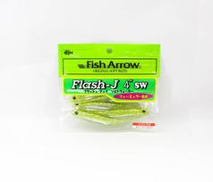 Žuvies Strėlė Minkštas masalas Flash J SW 4 coliai 5 vnt. pakuotėje #102 (9679) green