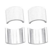 Professional Motorcycle Variable Diameter Spacer Sleeve Set Handlebar Mount Risers Clamp Conversion Shims Spacer Adapter white