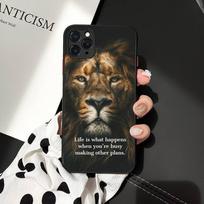 Animals The Lion Phone Case for iPhone 11 12 13 mini pro XS MAX 8 7 6 6S Plus X 5S SE 2020 XR case iphone 5 5s SE