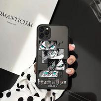 Anime Attack on Titan Phone Cases for iphone 11 12 13 Pro Max 6s 7 8 Plus  X XS MAX XR Luxury Hard Matte Back Shockproof Cover iPhone 13 Pro