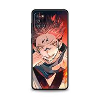 Jujutsu Kaisen Anime Silikoninis dėklas Samsung Galaxy A52 A51 A50 A32 A71 A12 A21s A70 A10 A22 A30 A72 A31 A40 nugarėlė Funda Samsung A10 beige