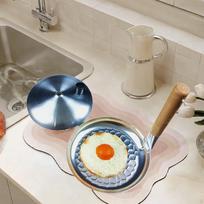 Korean Small Fry Pan Mini Skillet Grill Creative Multiuse Comfortable Wooden Handle Egg Frying