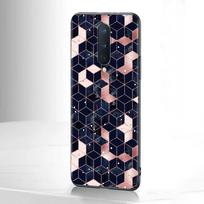 Marmuro Geometrinė Figūra Dėklas OnePlus 8T 8 Nord N10 5G 7 9 7T 9R Telefonų Dėklas 1+ Nord 2 N100 N200 Z Juodas TPU Dangtelis Cas OnePlus 7 gray