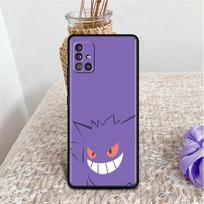 Dėklas Samsung Galaxy A52 A12 A32 A51 A21s A71 A13 A53 A22 A31 A72 A03 A02s A41 Juodas telefono dėklas Juokingas Pokemonas Gengar Samsung A72 4G(5G) gray
