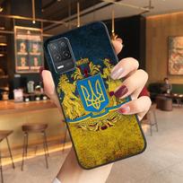 Ukrainos vėliavos dėklas telefonui OPPO Realme GT 2 Pro X2 Pro XT C25S 8 7 6 Pro 6i Realme GT Master C3 C21 C21Y C11 X3 SuperZoom GT Master Explorer
