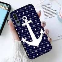 Juostelės Inkaras Valtis Laivas Vairas Telefono dėklas skirtas Huawei Honor 10 i 8X C 5A 20 9 10 30 lite pro Voew 10 20 V30 Honor 7A 2GB