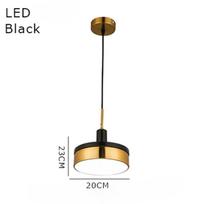 Paprasta pakabinama LED lempa Namų dekoras Svetainė Miegamasis Restoranas Baras Viešbutis Šiaurės šalių dekoratyvinis natūralaus marmuro sietynas D20 H23cm brown